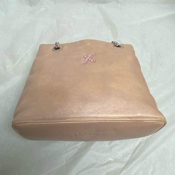 Paloma Picasso- Tiffany’s Designer, Italy Pink Leather-Shoulder- Crossbody Bag - Picture 11 of 12